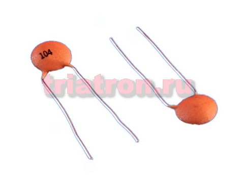 0,1мкф 25в Y5V +80-20% d=6mm кер.дисковый конденсатор (К10-7В) (d=6mm) 0,1мкф 25в Y5V +80-20% d=6mm кер.дисковый конденсатор (К10-7В) (d=6mm)