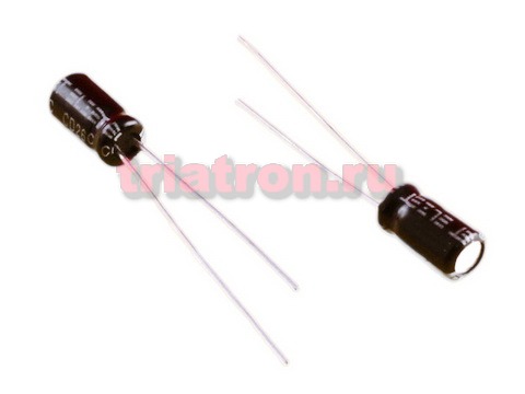 100мкф 10в 105° CD26C (5X7) конденсатор мини ELZET ECKS1A101MA00C07C (5X7) (ECAP 100/10V)