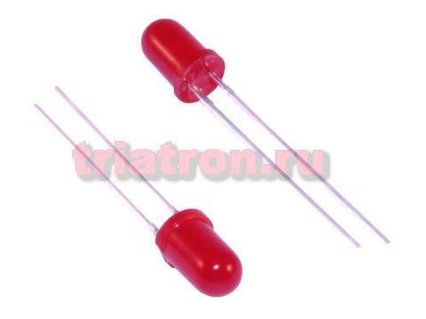 F5AR4SD (5013LRD-B) 5мм красн 50мкд 60° 1,5Hz мигающ.светодиод CPM