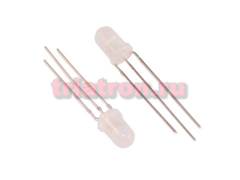 5ARYG9HW (5019EGW) (3выв) 5мм красн-зелен 20/15мкд 60° матов. 2цветн.светодиод CPM 5ARYG9HW (5019EGW) (3выв) 5мм красн-зелен 20/15мкд 60° матов. 2цветн.светодиод CPM