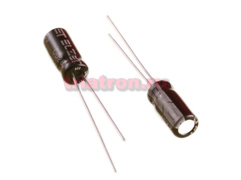 10мкф 50в 105° CD263 (5Х11) конденсатор ELZET ECRH1H100MA00C11C (5Х11) (ECAP 10/50V 0511 CD26L)