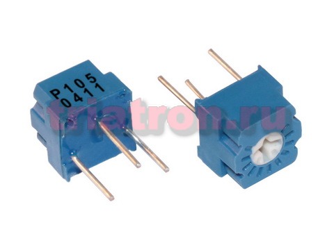 3323P 1мом 10% подстроечный резистор TRIMMER 3323P105