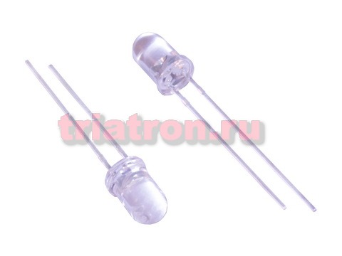 F5ARBPGUC (5013RGB-B) 5мм красн-син-зелен 1000/1200/3000мкд, 90° мигающ.светодиод CPM