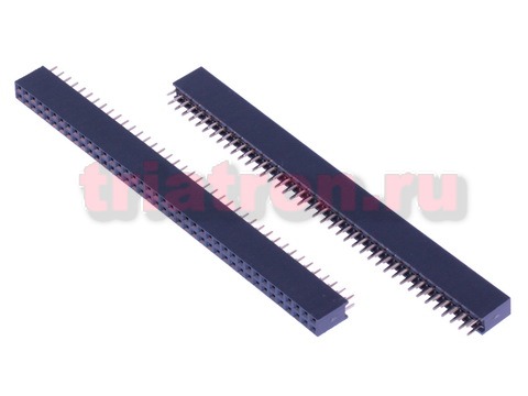 PBD-80 (DS1023-2x40) шаг 2.54мм dip мама разъем штыревой CONNFLY
