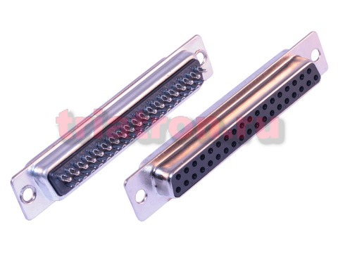 DB-37F (FDS1033-37F) разъем розетка мама 37контактов CONNFLY