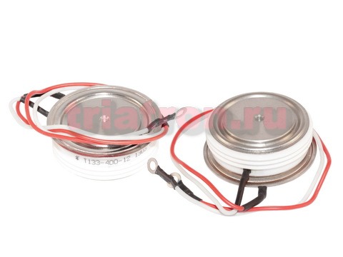 Т133- 400-18 1800В,400A (полный аналог) тиристор силовой HUAJING (PT32 disc) (Т133- 400-18)