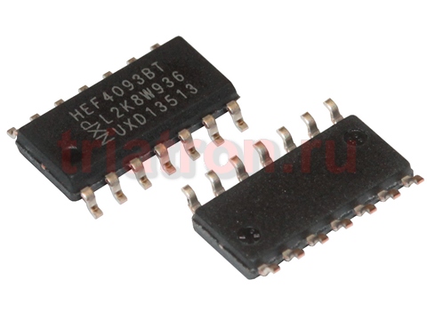 HEF4093BT SO14 NXP микросхема HEF4093BT,653 (HEF4093BT)