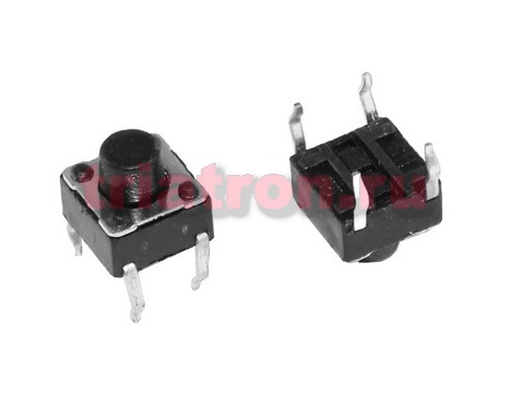 DS1109 6x6x 4.3мм DIP SWT тактовая кнопка CONNFLY DS1041-01-11KKA1305