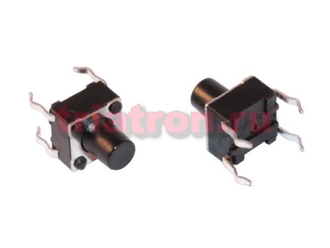 DS1109 6x6x 7.3мм DIP SWT тактовая кнопка CONNFLY DS1041-01-14KKA1305