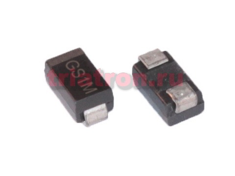 GS1M (1A,1000V) DO-214AC (SMA) диод SMD (лента) YANGJIE (SMA) (CMR1-10M, S1M)