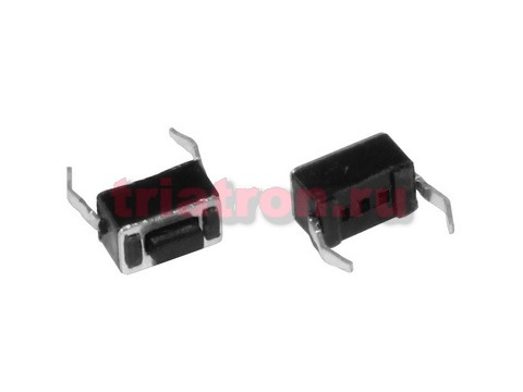 KFC-003C, 3x6xH= 4.3 DIP тактовая кнопка Daier