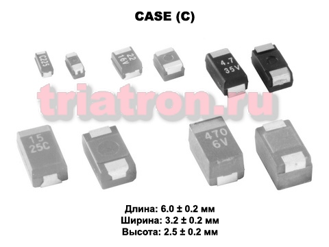10мкф 16в SMD разм.C 10% тантал. конденсатор NEC TEESVC1С106K12R (TAN C) (TECAP 10/16V C 10%) 10мкф 16в SMD разм.C 10% тантал. конденсатор NEC TEESVC1С106K12R (TAN C) (TECAP 10/16V C 10%)
