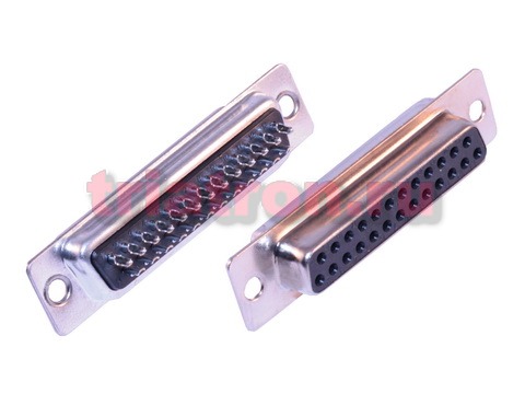 DB-25F (KLS1-213-25-F-B) разъем розетка мама 25контактов KLS