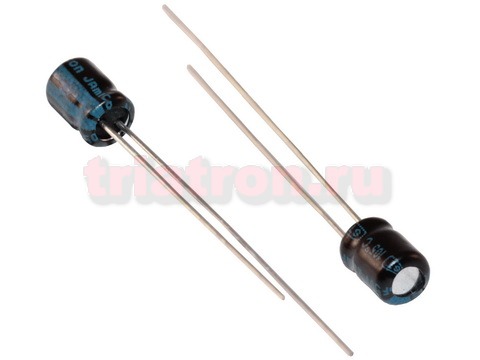 2,2мкф 50в 105° ST (4X5) супер мини конденсатор JAMICON JST225M050S1MB05L (STR2R2M1HC05M) (4X5) (ECAP 2,2/50V)