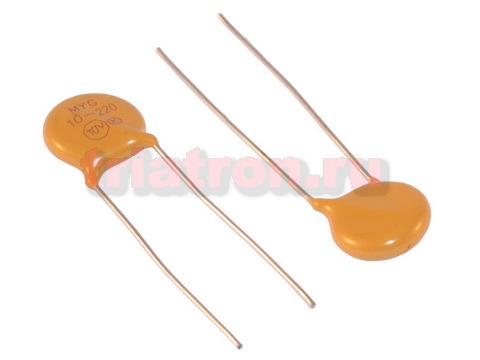 10 22V 10% варистор MYG-10K220 MYG (WAR-10) (FNR10K220, FNR-10K220, V22ZA3P, MOV-10D220K, B72210S0140K101, MYG-10K220, TVR10220, S14K11, VR 10N 220K)