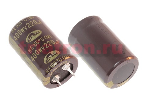 10000мкф 25в 105° HE (25Х35) конденсатор SAMWHA HE1E109M25035HA (25X35) (ECAP 10000/25V) 10000мкф 25в 105° HE (25Х35) конденсатор SAMWHA HE1E109M25035HA (25X35) (ECAP 10000/25V)