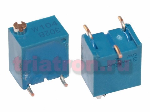 100ком 10% SMD 3269W подстроечный резистор TRIMMER 3269W104