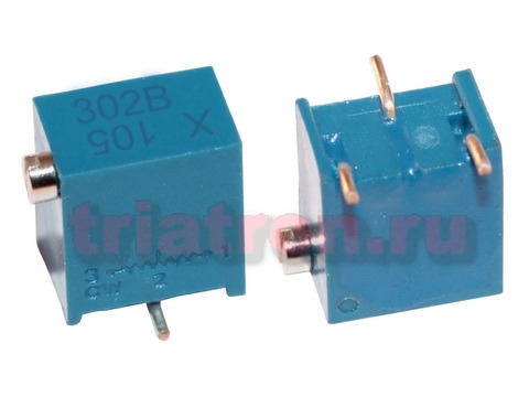 1мом 10% SMD 3269X подстроечный резистор TRIMMER 3269X105