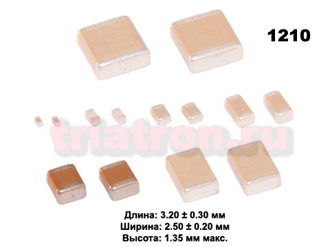 0,047мкф X7R 630в 10% (1210) Чип керам,конденсатор PDC FM32X473K631EEG (MA1210XR473K631 (CAP 1210) (CERCAP 0.047/630V 1210 X7R)