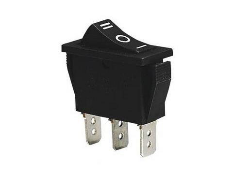 KCD3-103 (3pin) 15A,250V ON-OFF-ON черный переключатель Daier