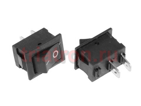 KCD1-101 (L-KLS7-013A-10111BB)(SWR-41) (2pin) 6A,250V ON-OFF черный переключатель KLS
