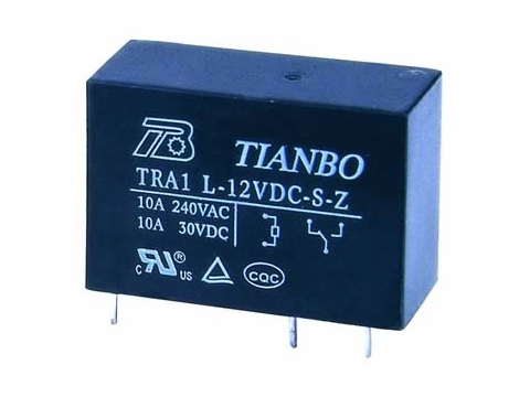 HF141FF/005-ZS (TRA1 D-5VDC-S-Z) 10А-конт.1С реле Tianbo