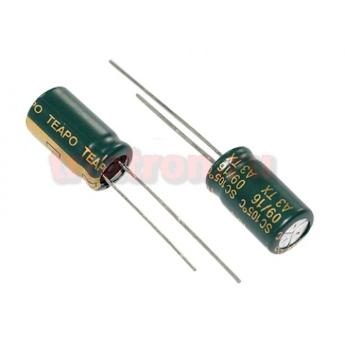 470мкф 16в 105° SC (8X11) конденсатор Teapo KSC477M016S1ACG11K ...