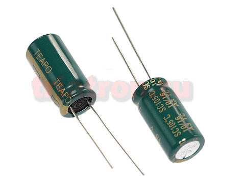 1500мкф 10в 105° SC (8X20) конденсатор Teapo KSC158M010S1ACG20K (8X20) (ECAP 1500/10V)