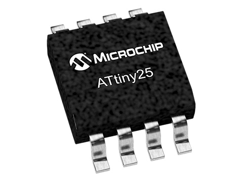 ATTINY25-20SUR, SO8-208-1.27, Микроконтроллер широкого назначения, MCRCH