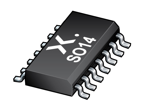 HEF4016BT.652, SO-14, ИС аналогового переключателя 4 x SPST , NEX-NX