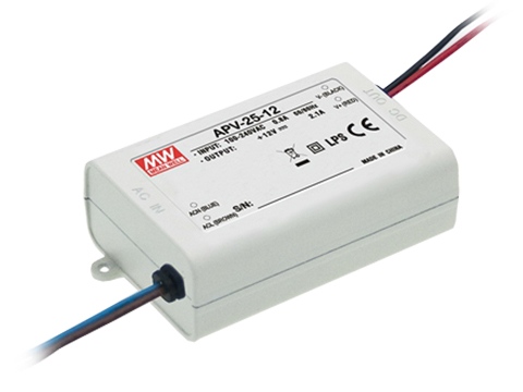 APC-25-500, CASE APC/APV-25/35, Источник питания LED, MW
