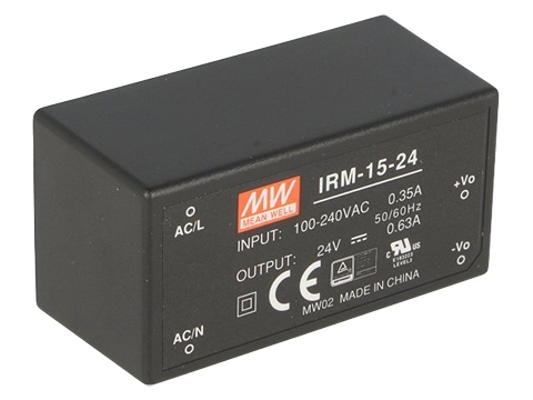 IRM-15-24, Источник питания на плату, MW